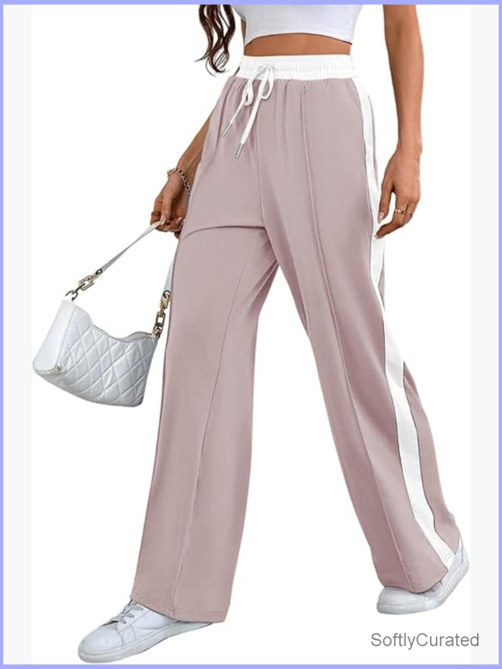High Waisted Baggy Wide Leg Sweatpants with Pockets